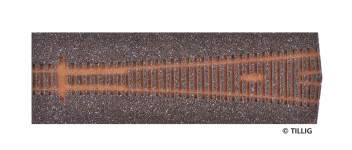 TILLIG 86526 - H0 Gleisbettung Elitegleis dunkel (braun) für Außenbogenweiche 12°